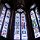 bunte Glasfenster in der Liebfrauenkirche